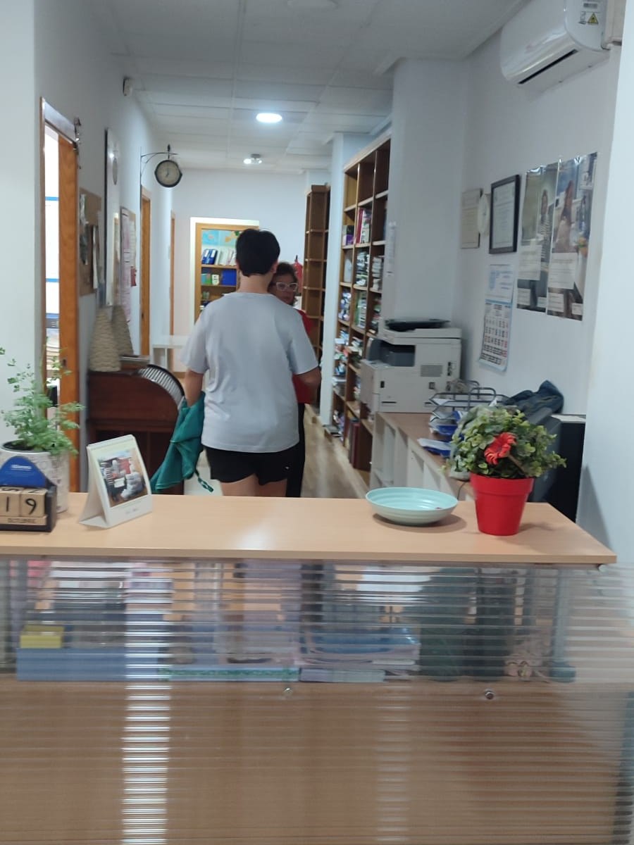 Recepción del centro